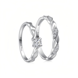 Wedding Ring Set L