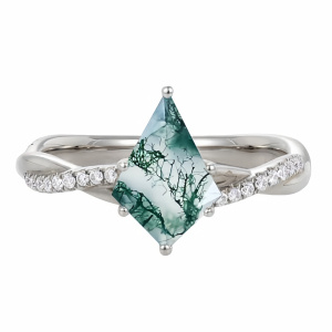 Natural Moss Agate