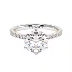 E engagement ring