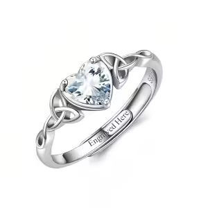 Celtic Heart Ring Silver