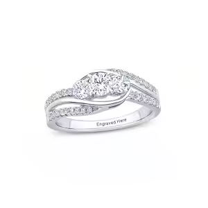 Moissanite Engagement Ring