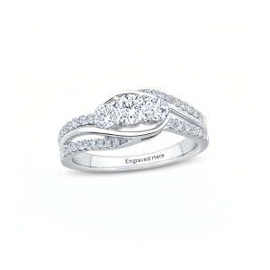 Moissanite Engagement Ring