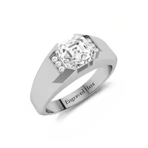 Princess Cut Moissanite Ring