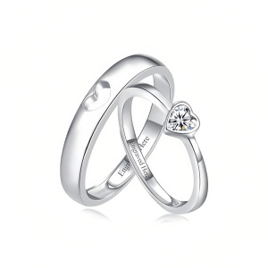 Wedding Band Set-M