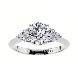I Moissanite Ring