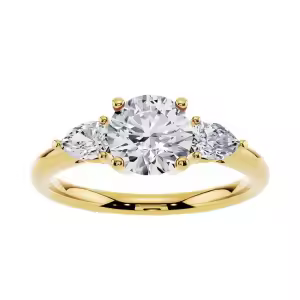 F Moissanite Ring