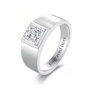 A Moissanite Ring