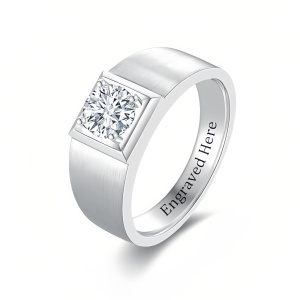A Moissanite Ring
