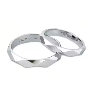 Wedding Band Set-D