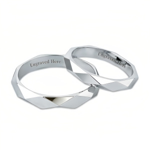 Wedding Band Set-D