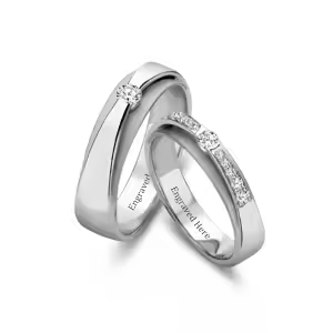 moissanite engageme ring c