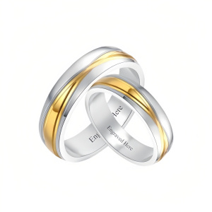 Wedding Band Set-P