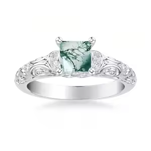 Princess Cut Center Stone