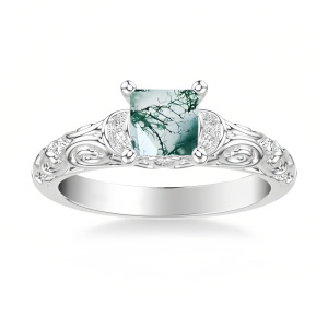 Princess Cut Center Stone