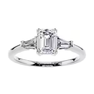 H Moissanite Ring