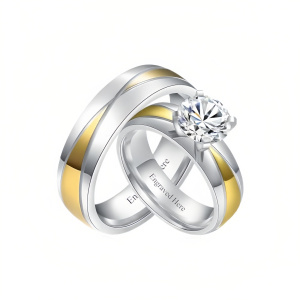 Wedding Band Set-R