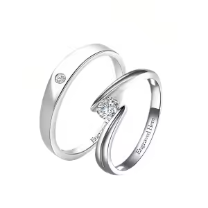 Moissanite Ring Sets P