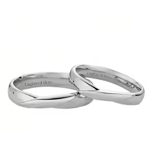 Wedding Band Set-L