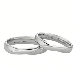 Wedding Band Set-L
