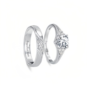 Wedding Band Set-E