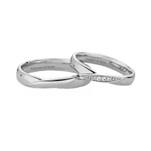 Wedding Band Set-K