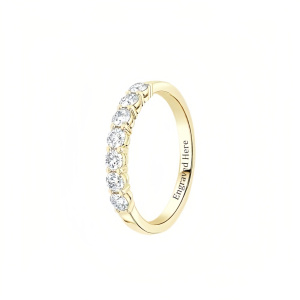 B Gold Ring
