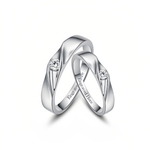 Moissanite Ring Sets N