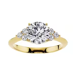 G Moissanite Ring