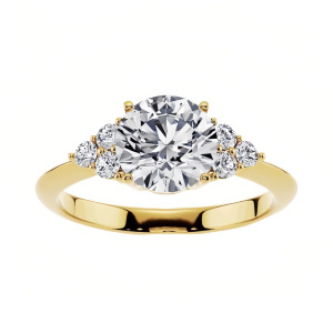 G Moissanite Ring