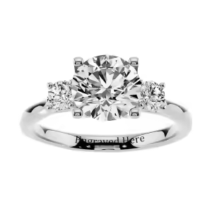 F Moissanite Ring