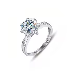Moissanite Wedding Ring