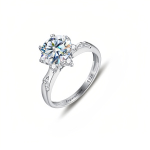 Moissanite Wedding Ring