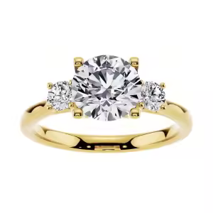 E Moissanite Ring