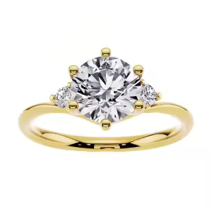 D Moissanite Ring