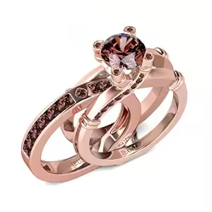 Rose Gold & Chocolate