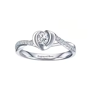 F Engagement Ring