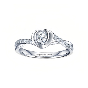 F Engagement Ring