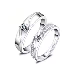 Moissanite Ring Sets H