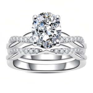 3.48cttw Oval Cut