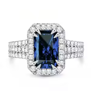 Silver & Sapphire Blue
