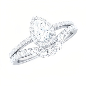 A Moissanite Ring