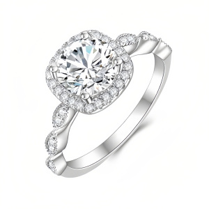Cushion Cut Engagement Ring