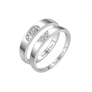 Moissanite Ring Sets G