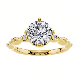 C Moissanite Ring