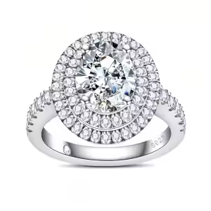 3.72cttw Oval Cut