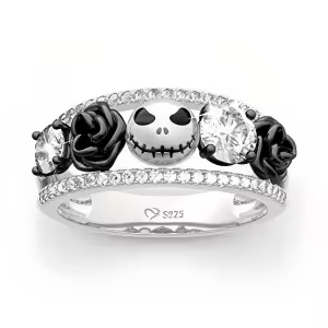 Silver and black