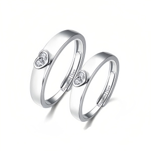 Moissanite Ring Sets C