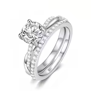 1 Ct Round Cut Moissanite-Infinity
