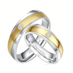 Wedding Band Set-T