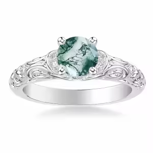 Round Cut Center Stone
